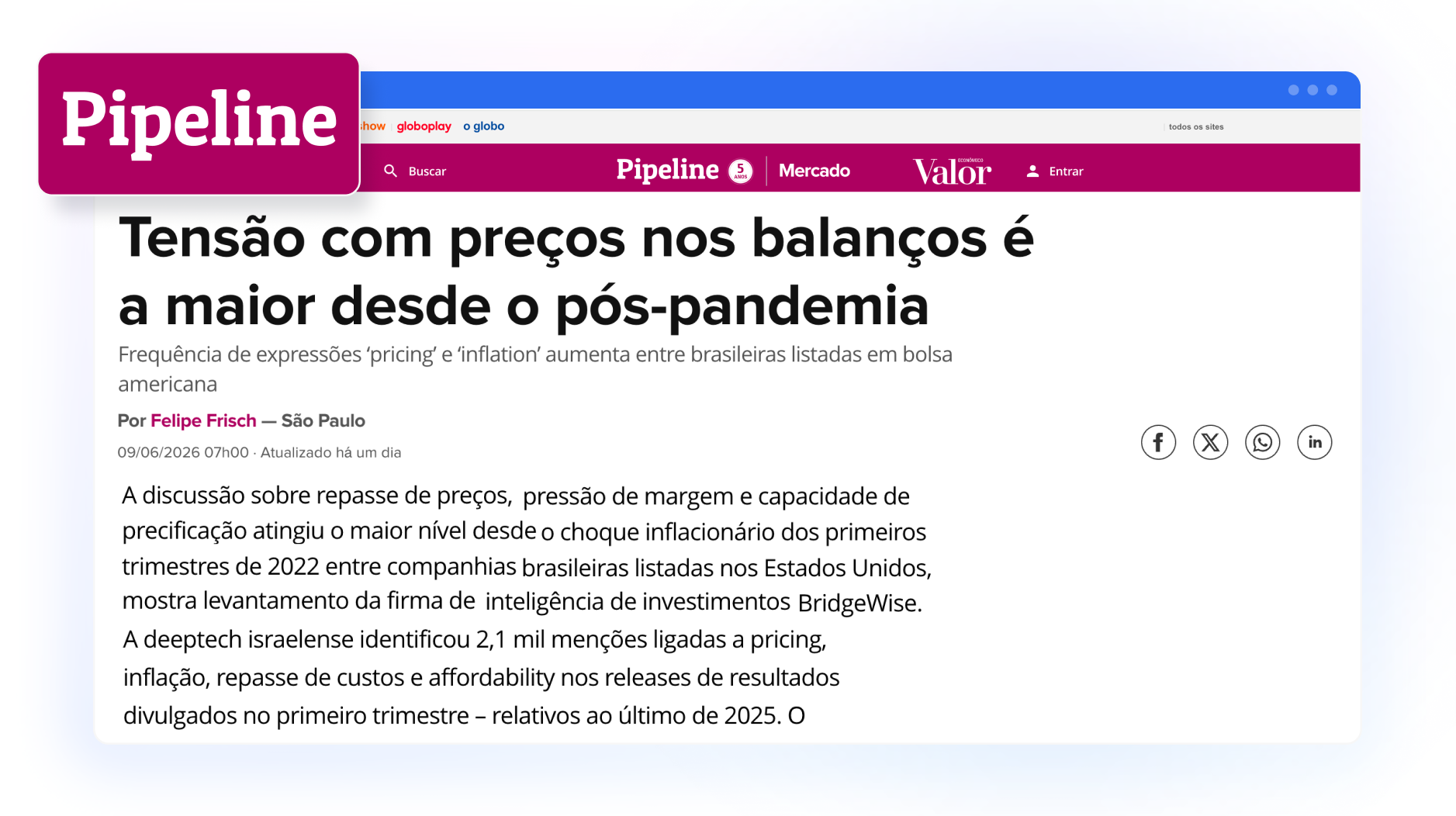 Tension over prices in balance sheets is the highest since the post-pandemic period.